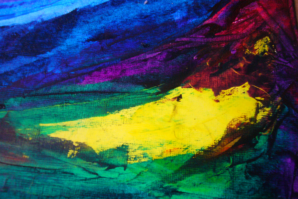 Abstract, oils (detail)