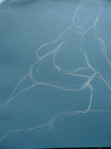 Life drawing -pencil